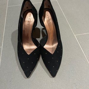 Ted Baker black suede pumps